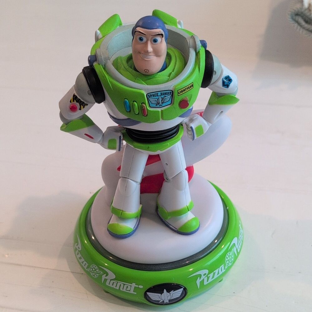 Disney Buzz Lightyear Toy Story Light-Up Base 4", 8" Tall 2019